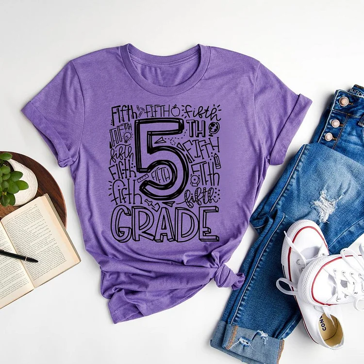 ANB - 5th Grade Book Lovers Tee-06810