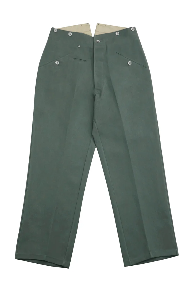   Elite German M1940 Fieldgrey Gabardine Trousers German-Uniform