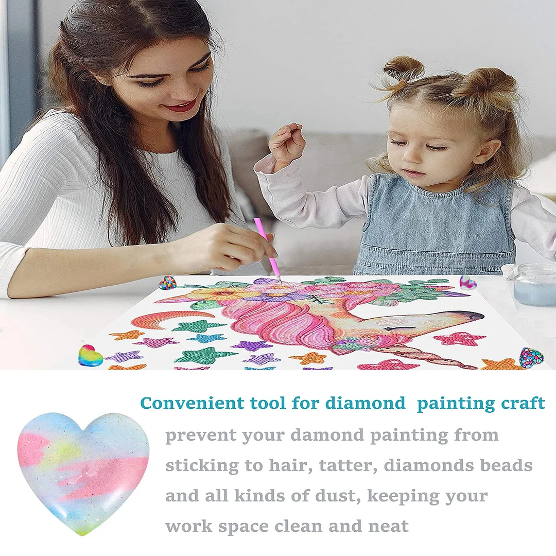 Magnetic Heart Shape Plastic Painting Locator Diamond Painting Accessories