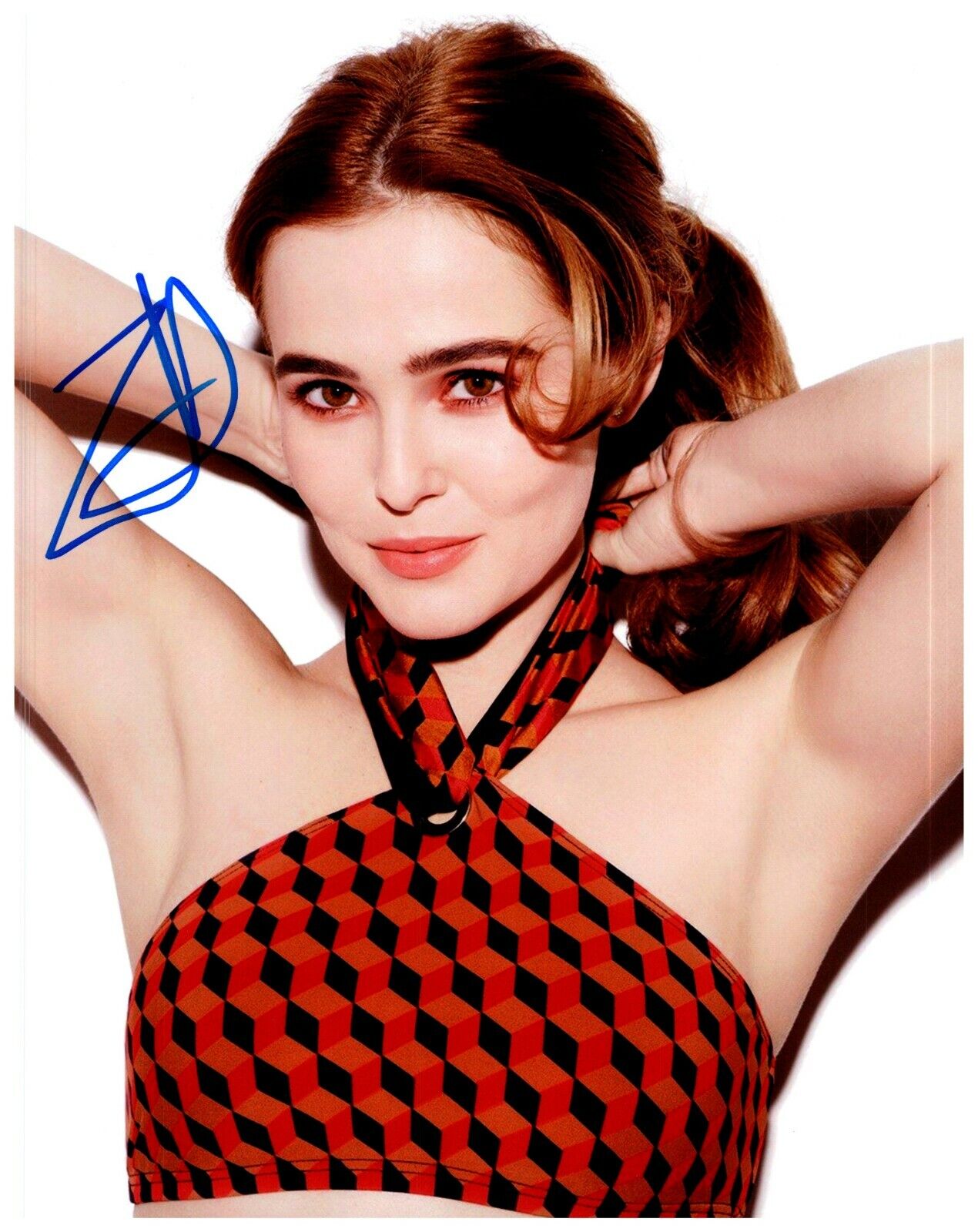 ~ ZOEY DEUTCH Authentic Hand-Signed SEXY - WHY HIM?