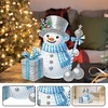 Bonhomme De Neige De Noël En Acrylique (Fonction De Secousse De La Tête)-5D Bricolage
