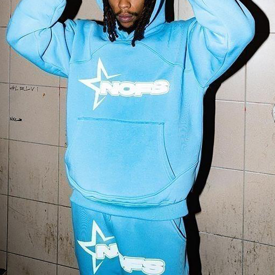 Retro Aesthetic Hipster Letter Print Loose Sweatshirt Y2K Hip Hop Streetwear