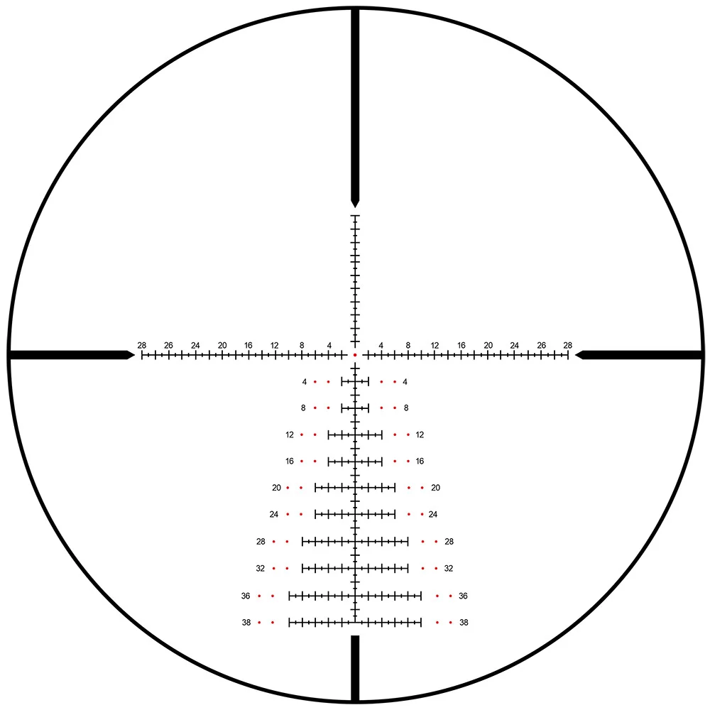 ohhunt® FFP 4-12X56 SFIR First Focal Plane 11 Level Red Illuminator Side Parallax Tactical FFP Scope 