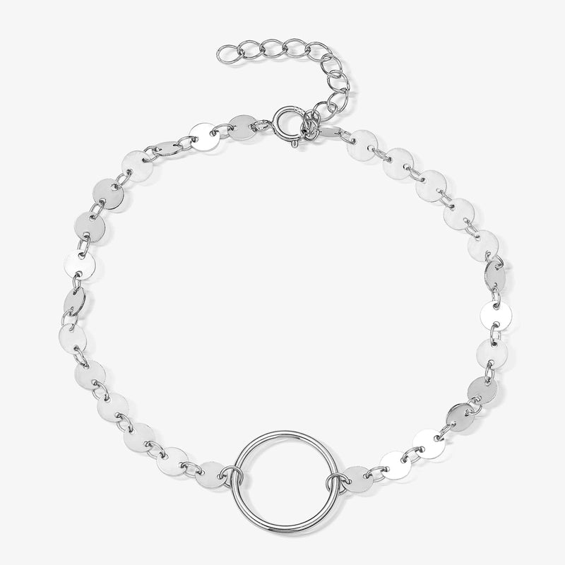 925 Sterling Silver Bracelets Minimalist