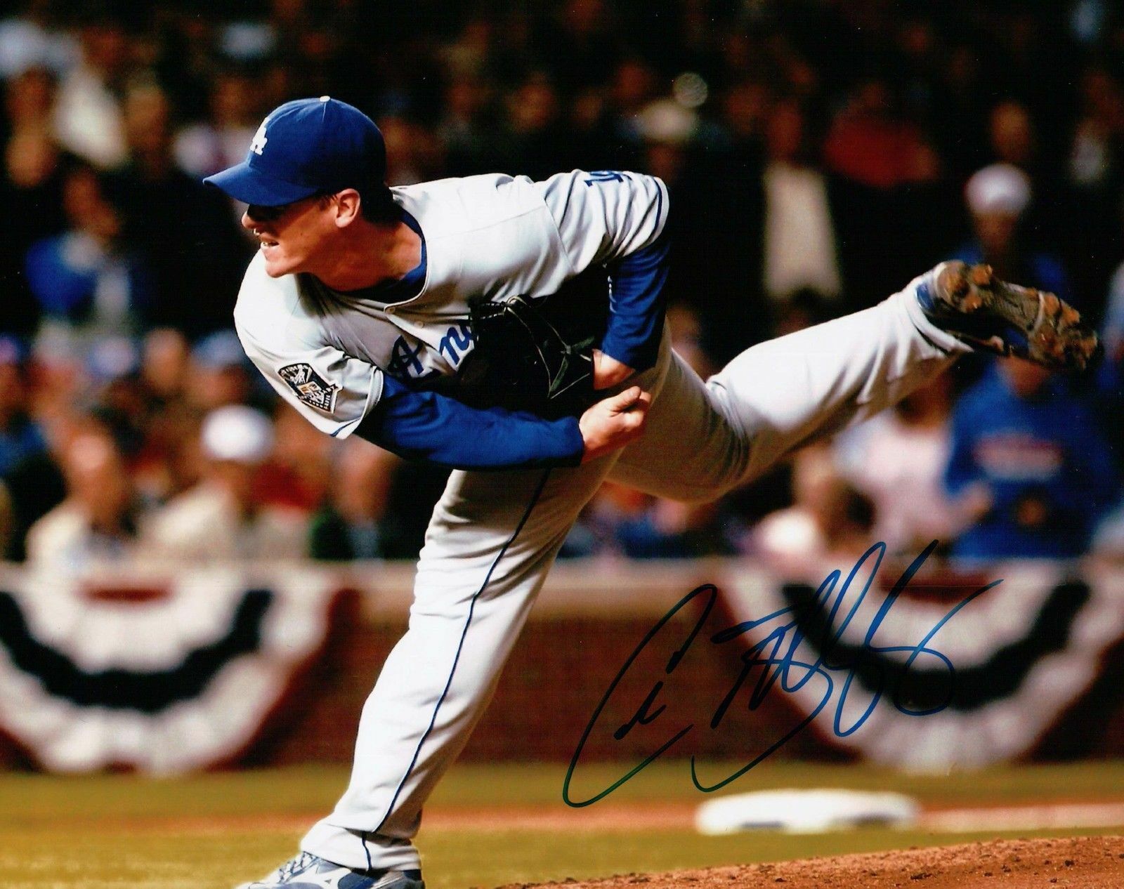 Chad Billingsley Signed 8X10 Photo Poster painting Autograph LA Dodgers Road Pitching Auto COA