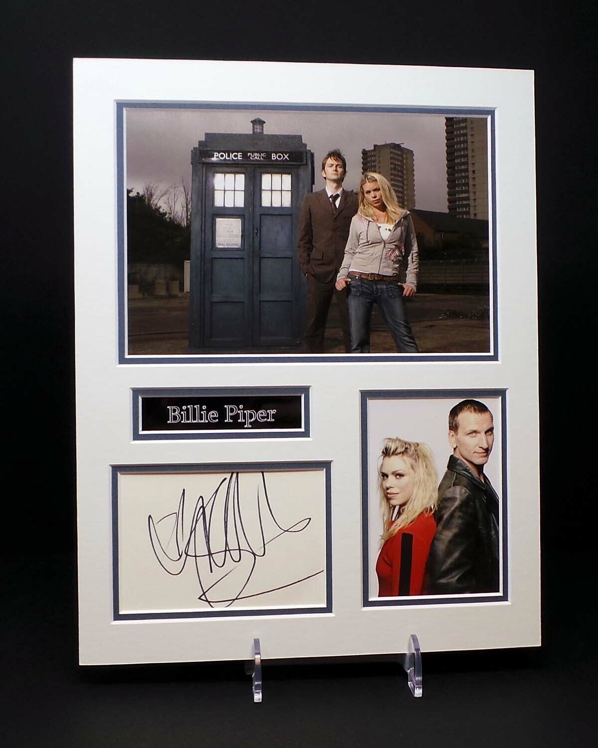 Billy PIPER Signed Mounted Photo Poster painting Display AFTAL RD COA Dr Who Rose TYLER