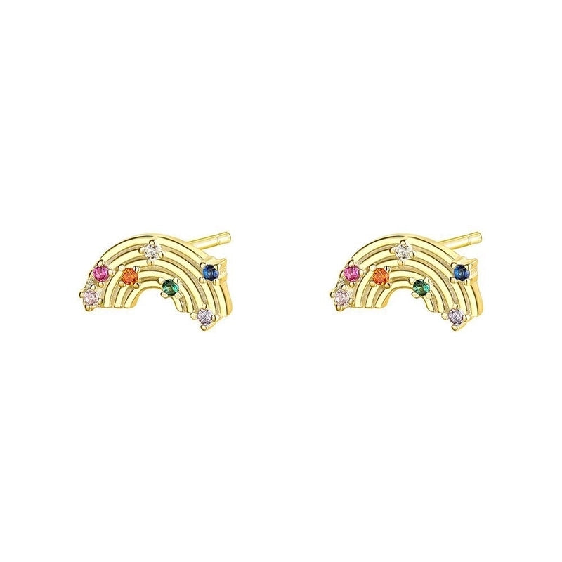 1 Pair 925 Sterling Silver Flower Elephant Ear Studs