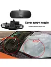 2pcs Canopy Water Nozzle Replacement ABS Windshield Washer for Audi A6 Rs6 S7 A7