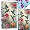 Diamond Painting-DIY Full Round Drill Hummingbird and Flower(70*40 CM)
