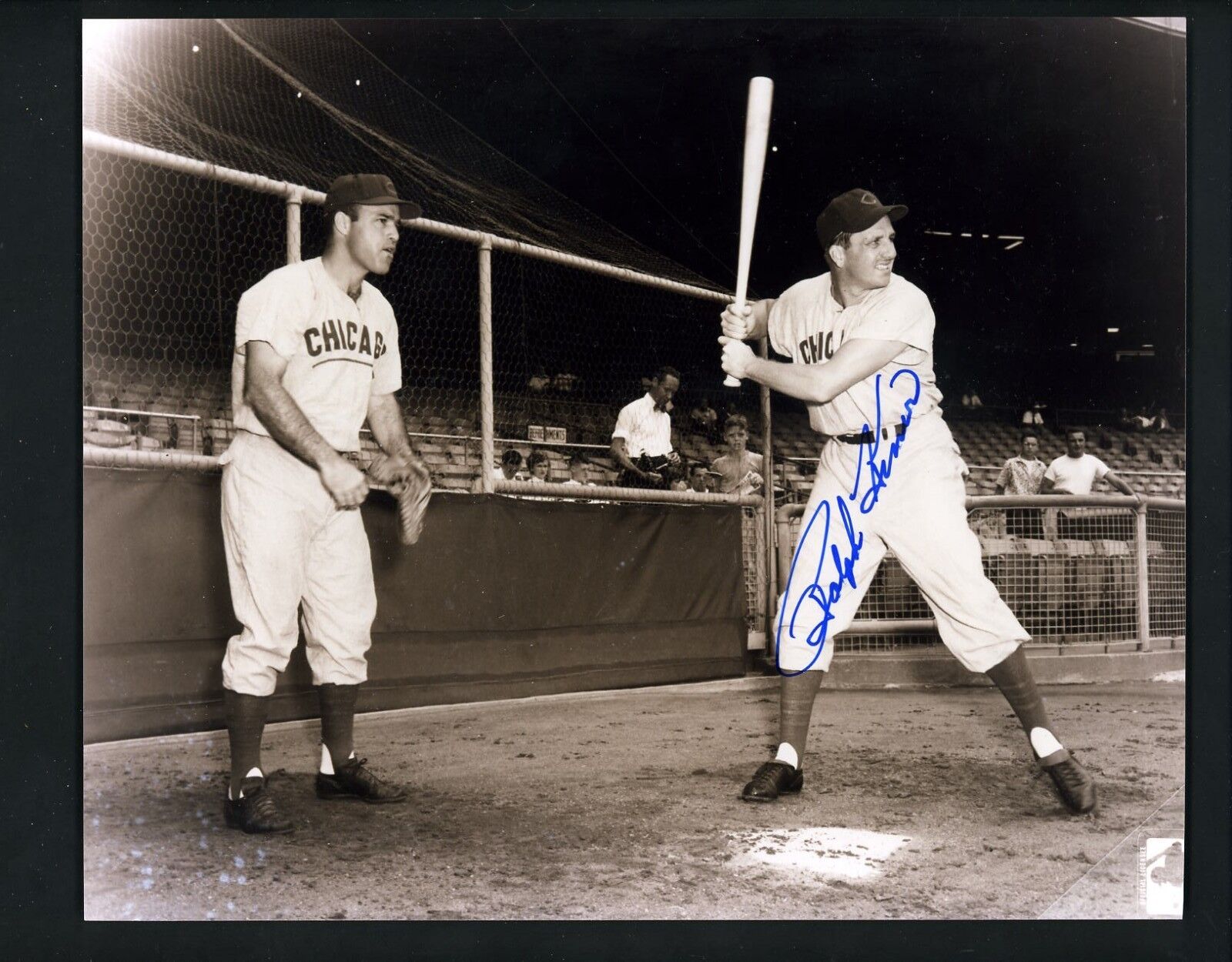 Ralph Kiner Signed 8x10 Photo Poster painting w JSA authentication sticker card Autographed Cubs