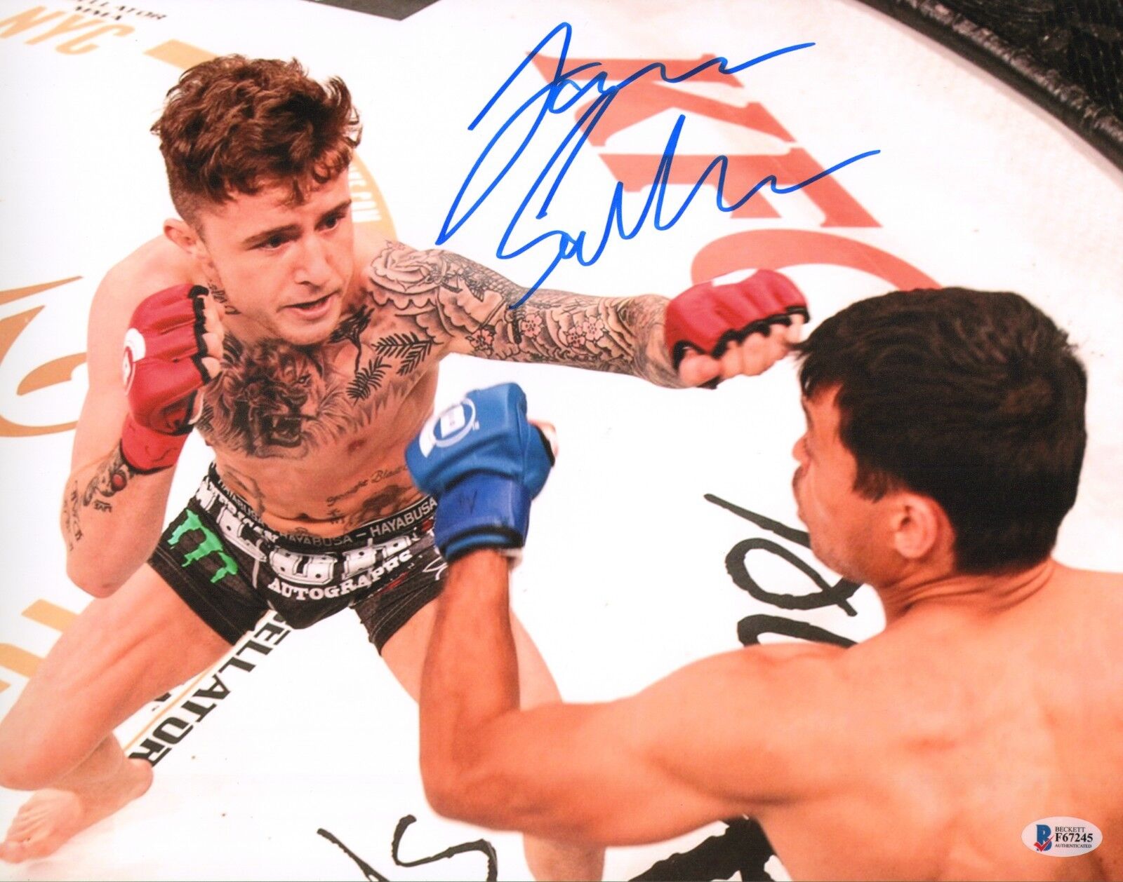 James Gallagher Signed 11x14 Photo Poster painting BAS Beckett COA Bellator MMA Picture Auto'd 5