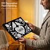 uk.everydayedeals DIY Pearl Painting With Frame - Handmade Self-Adhesive Pearls - Birds(20*30cm)