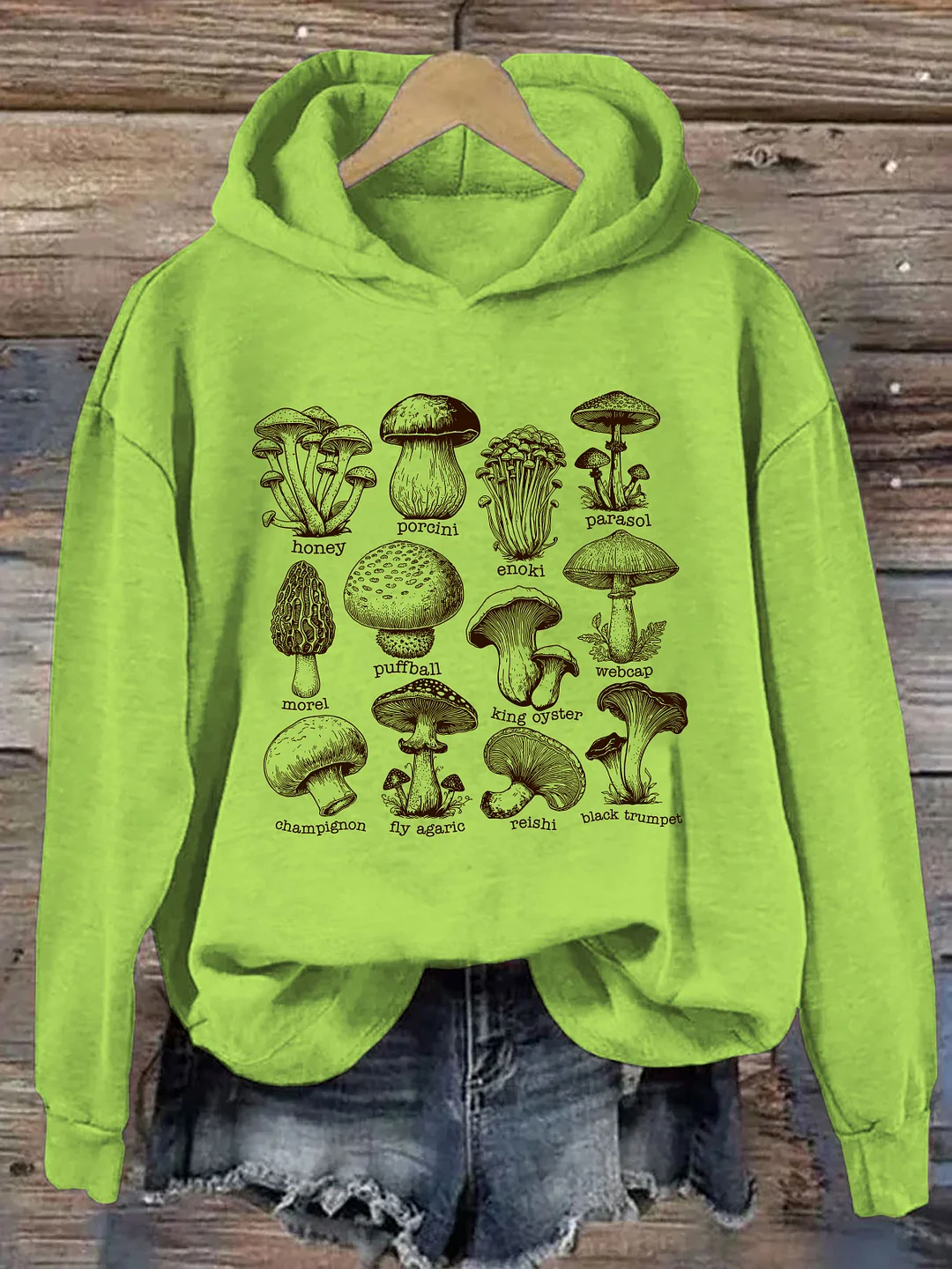 Vintage Mushroom Hoodie