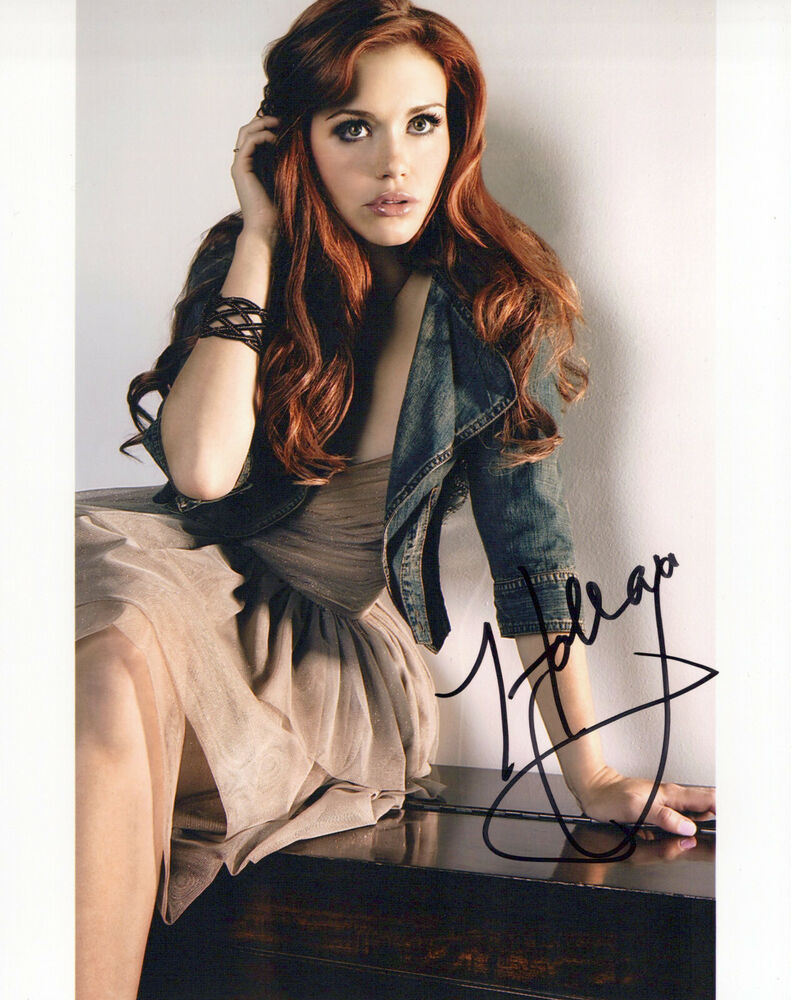 Holland Roden glamour shot autographed Photo Poster painting signed 8x10 #1