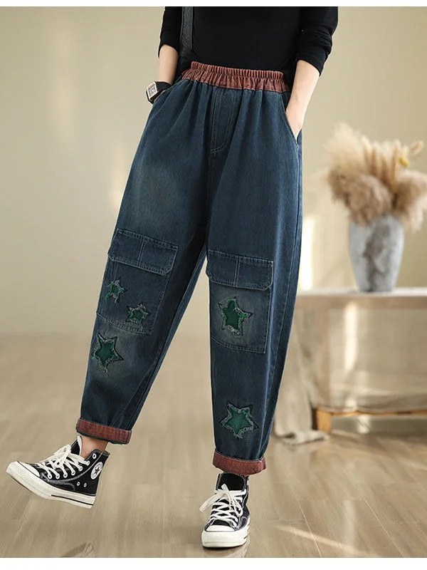 Women Half Sleeve V-neck Solid Color Dress