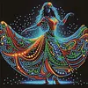 Diamond Painting-DIY Crystal Rhinestone Dancing Girl