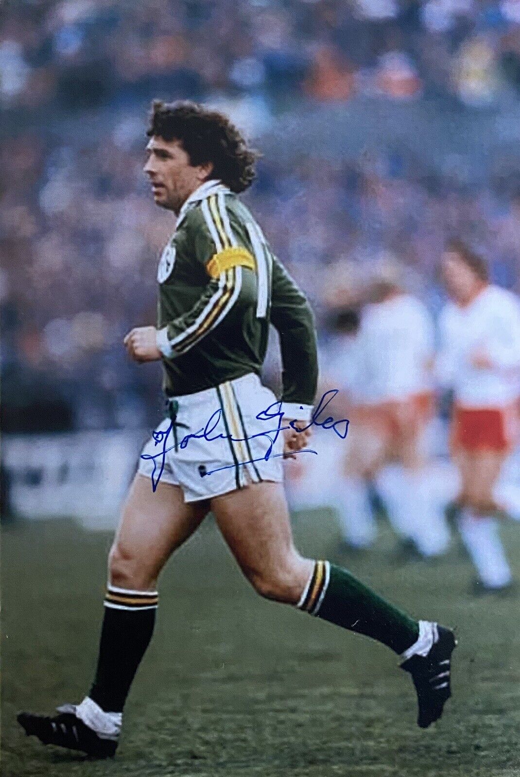 Johnny Giles Genuine Hand Signed Ireland 6X4 Photo Poster painting