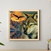 Wolf-Peinture Diamant Foret Rond-40*40CM