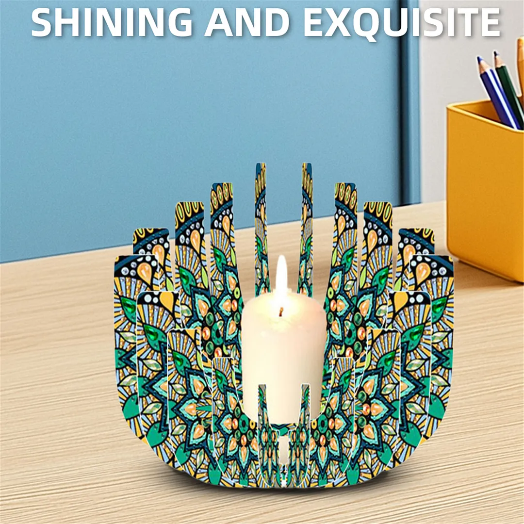 DIY Diamond Art Painting Kits of Candle Holder for Aromatherapy & Home Decor