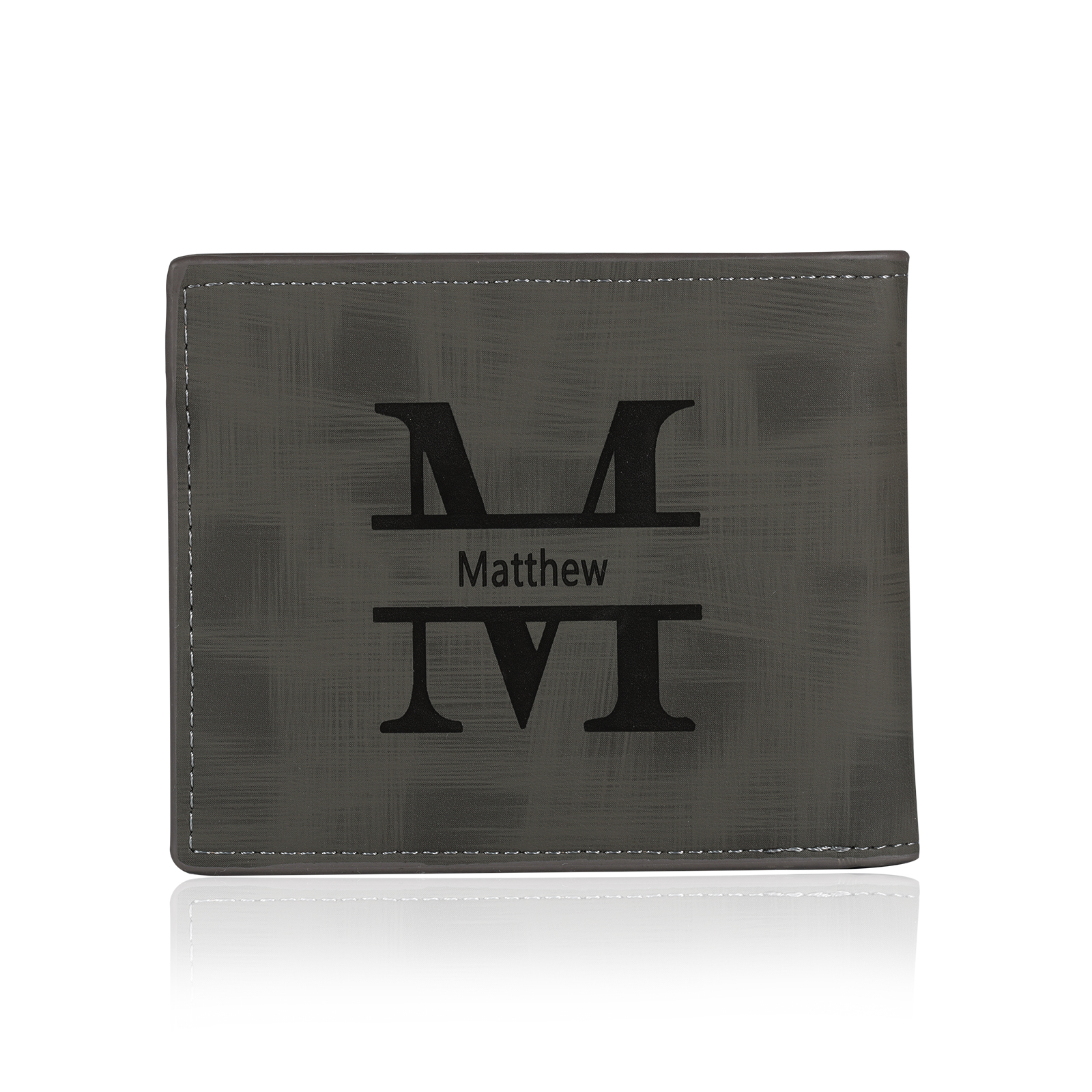Portefeuille Classique 1 Prénom et Lettre Personnalisés avec Photo Porte-Monnaie Carte