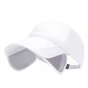 Sun Visor Hat Retractable Brim Mesh Baseball Cap Fishing Hat for Men and Women