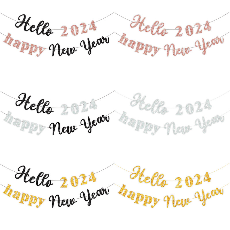 Happy New Year Banner Kit – Festive Party Decorations & Supplies Set