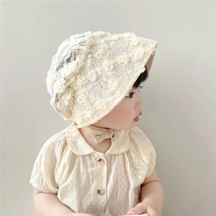 Baby Rose Flower Sun Hat