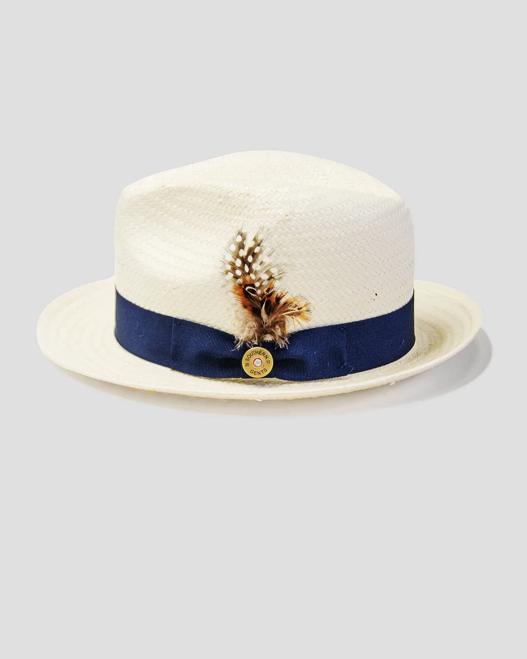 Clearance-Miller Ranch Straw Trilby Fedora – Ivory[Fast shipping and box packing]