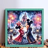 Mickey Minnie Disney-11CT Stamped Cross Stitch 45*45cm