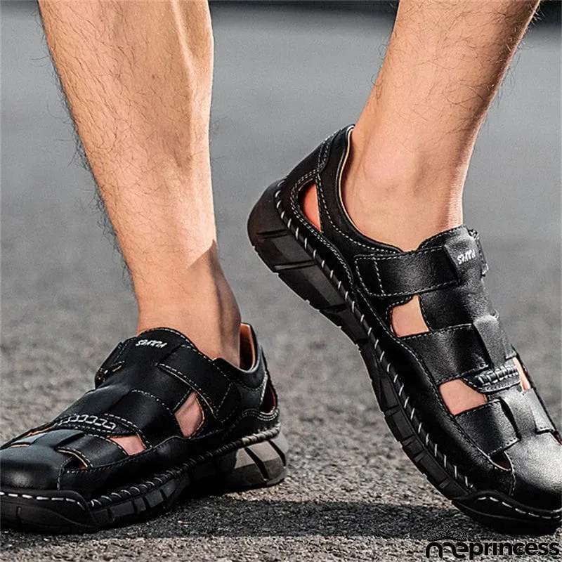 Fashion Leisure Large Size Outdoor Wear Men's Sandals