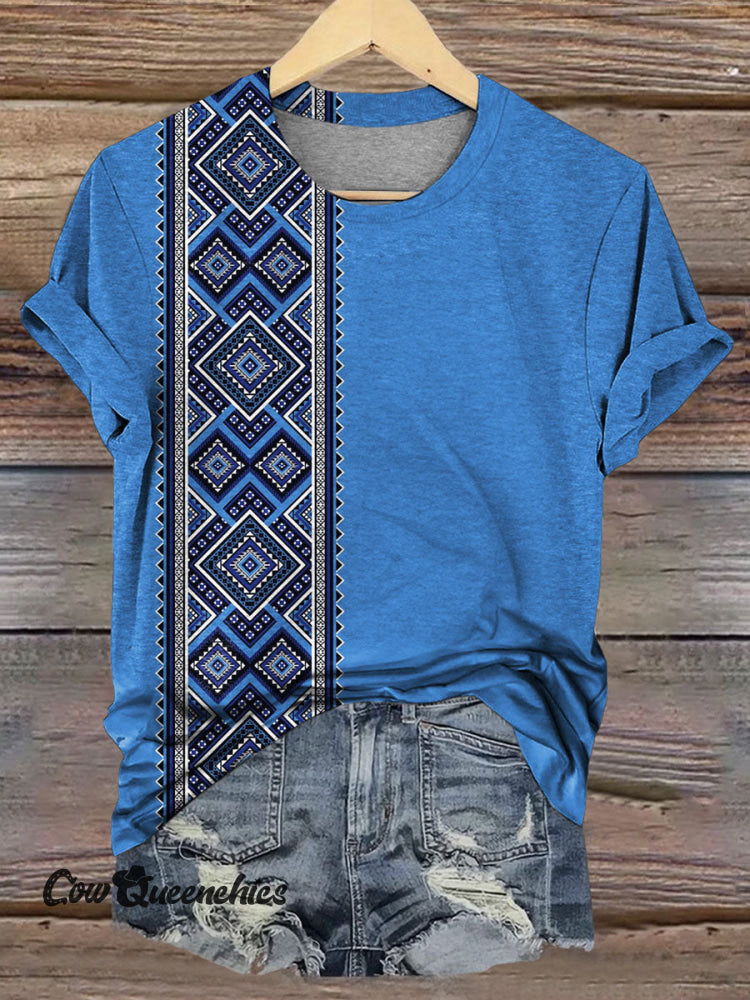 Aztec Prints Casual T-shirt Multicolor / S