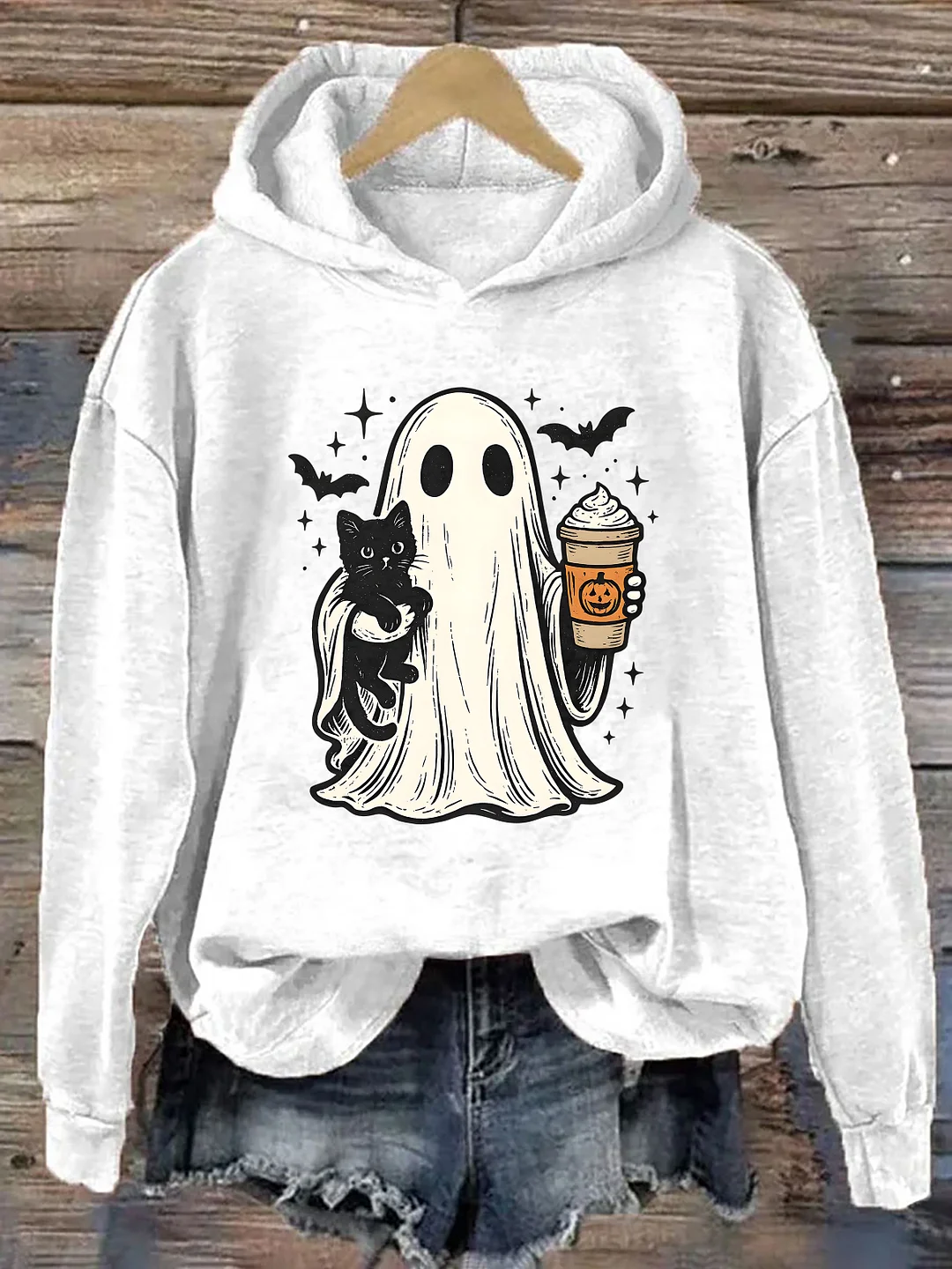 Pumpkin Spice Ghost Hoodie
