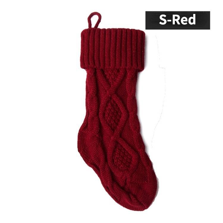Letclo™ Christmas Knitted Woolen Socks Ornaments letclo Letclo