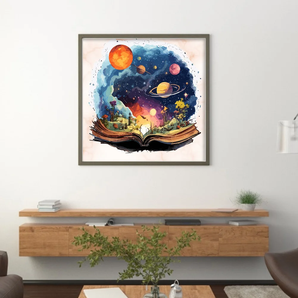 11CT Full Stamped Cross Stitch - Planet Grimoire(Canvas|50*50CM)