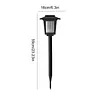 Solar-powered Solar Dual-Mode Garden Zapper IPX4 Waterproof Outdoor Garden Insect Killer Lamp Mosquito Repellent Zappers for Moths Gnats Flies Small Flying Insect Gnat