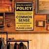 Warning"HEALTH & SAFETY POLICY" - Vintage Metal Signs(12*16Inch) - Warning