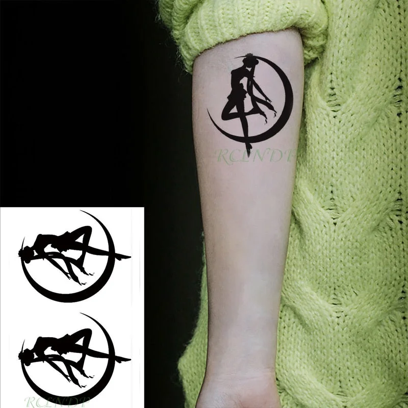 Waterproof Temporary Tattoo Sticker grim Reaper Flash Tatoo Fake Tatto arm Wrist Foot hand foot For Girl Men Women