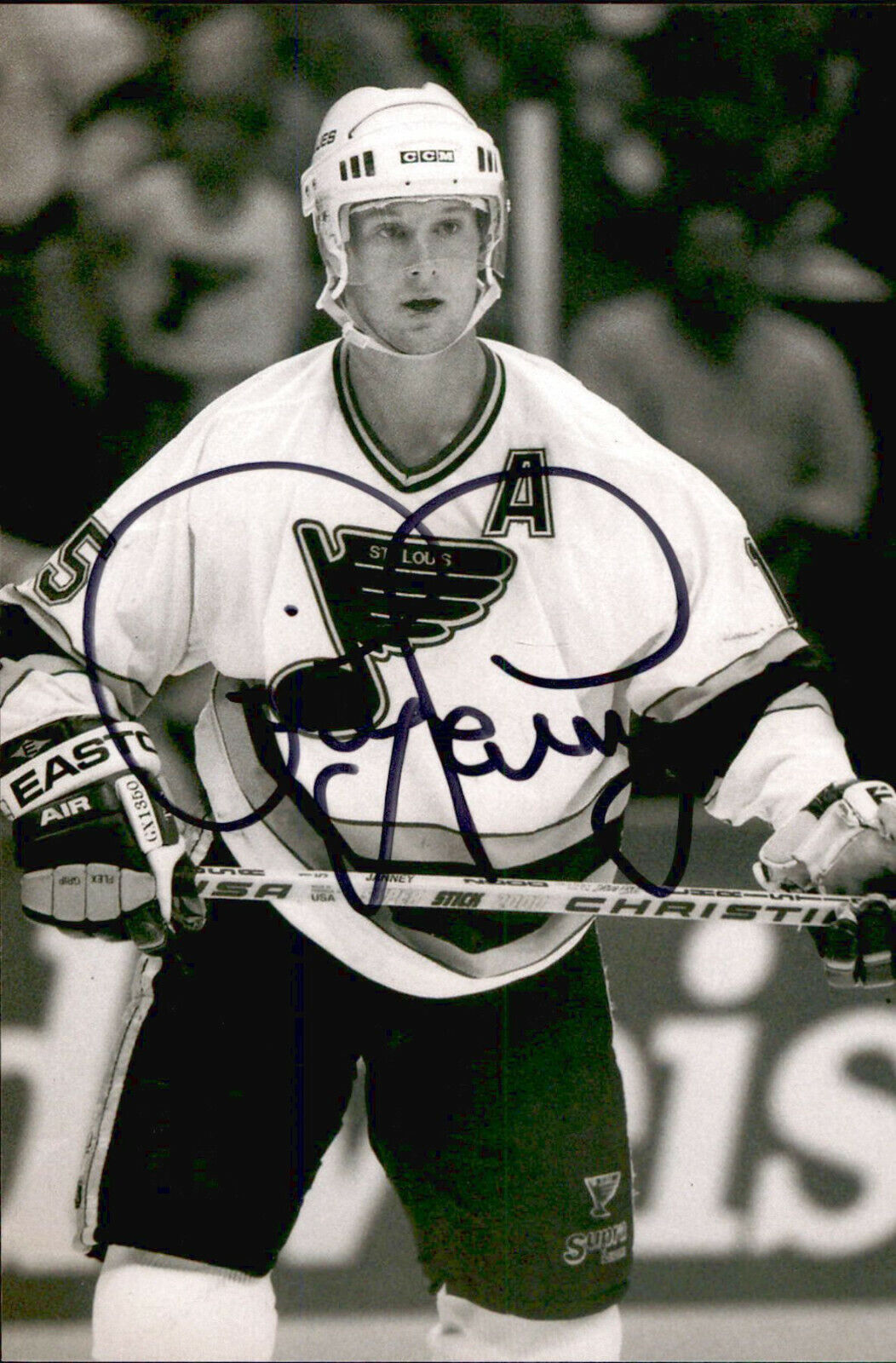 Craig Janney SIGNED autographed 4x6 Photo Poster painting ST LOUIS BLUES #3