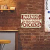 Warning Posters - Vintage Metal Signs(12*8Inch)