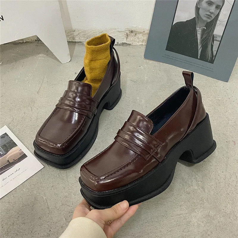 women shoes Cute Lolita Girl Women Maid Boots Shoes Round Toe Leather Shoes Japanese JK High School Uniform Kawaii Anime Cosplay