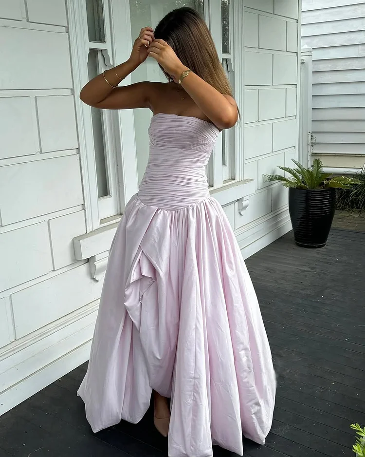 Violette Bubble Hem Maxi Dress