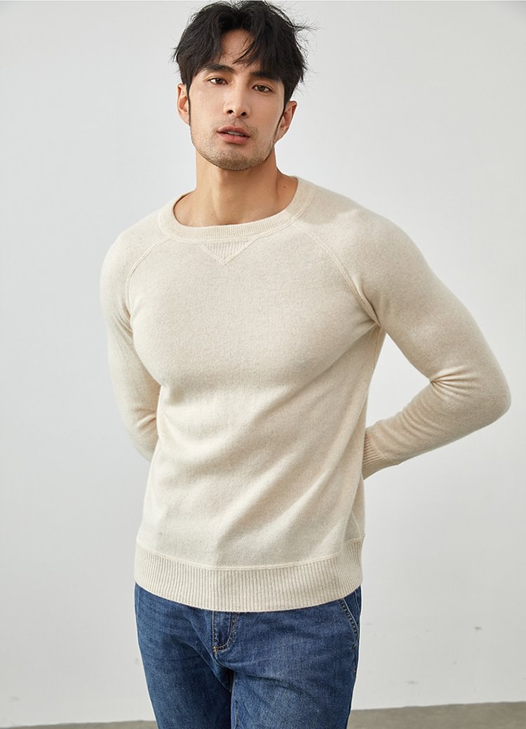 100 Pure Cashmere Sweater For Men-Chouchouhome