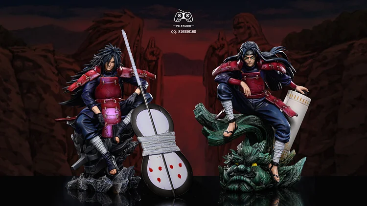 XinYuan Studio 1/6 Naruto Uchiha Obito & Nohara Rin Statue