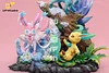 Sylveon & Glaceon & Leafeon - Pokemon Resin Statue - DM Studios