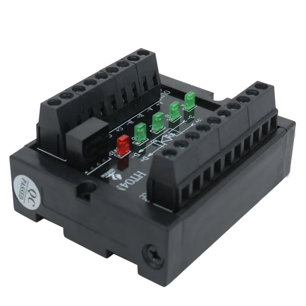 4 CH Collector/Differential/HTL/TTL to Differential Output HT04M DIN Rai Signal Isolator Converter Board for PLC MCU
