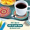 【Clearance Sale】6Pcs DIY Mandala Diamond Painting Coasters Set With Holder
