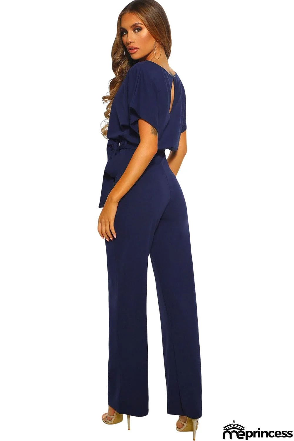 Oh So Glam Belted Wide Leg Jumpsuit