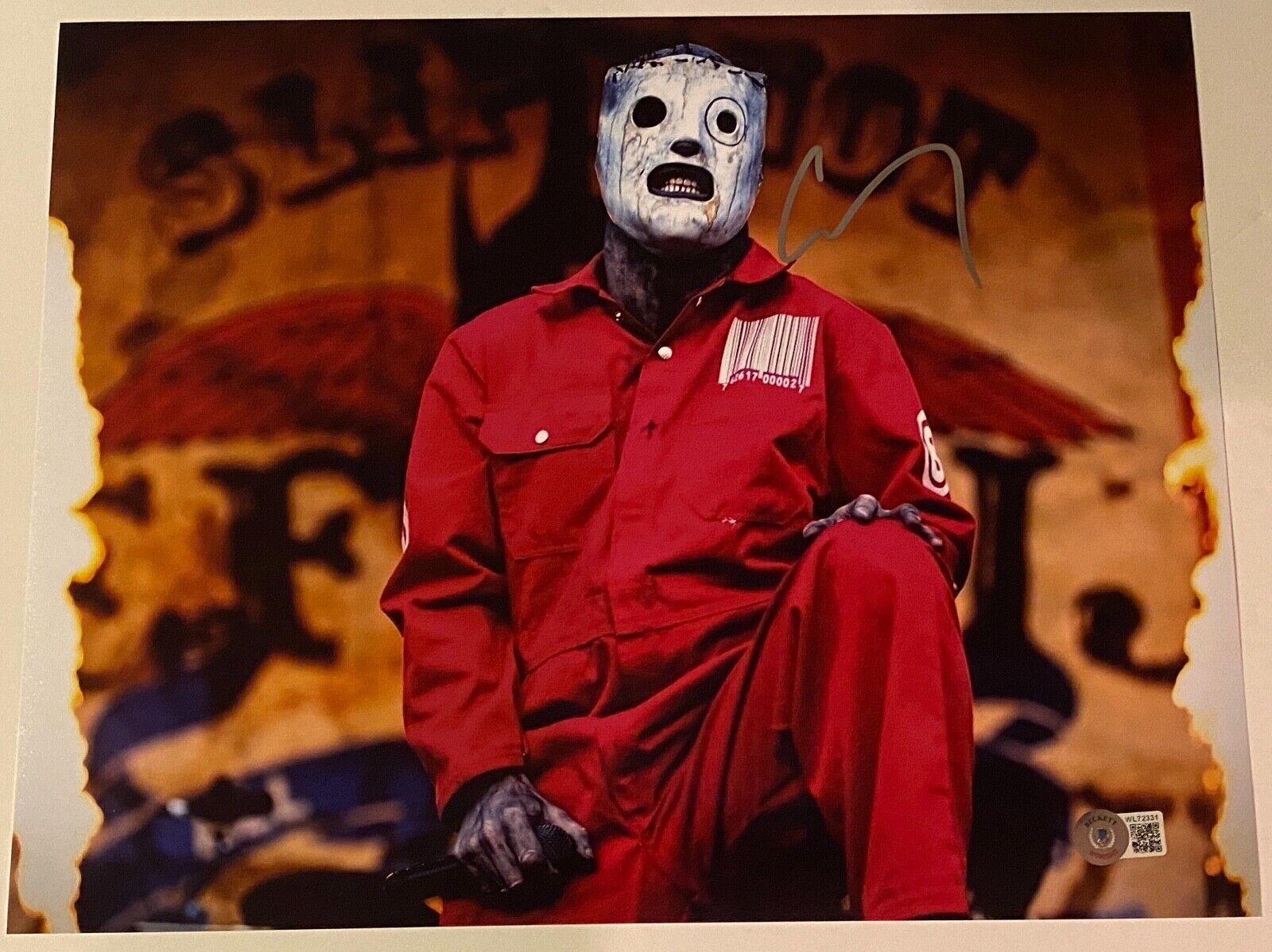 Corey Taylor Signed Autograph 11x14 Photo Poster painting Slipknot Stone Sour Proof Beckett COA