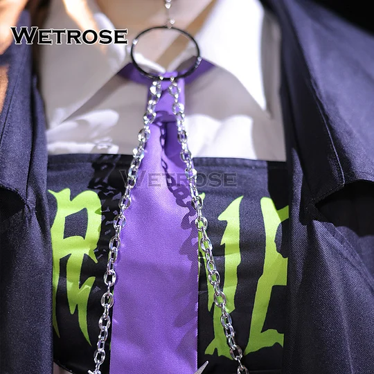 [Wetrose] In Stock La+ Darknesss Hololive JP Vtuber Laplus ラプラス・ダークネス Cosplay Costume Jirai Kei Wig Full Set