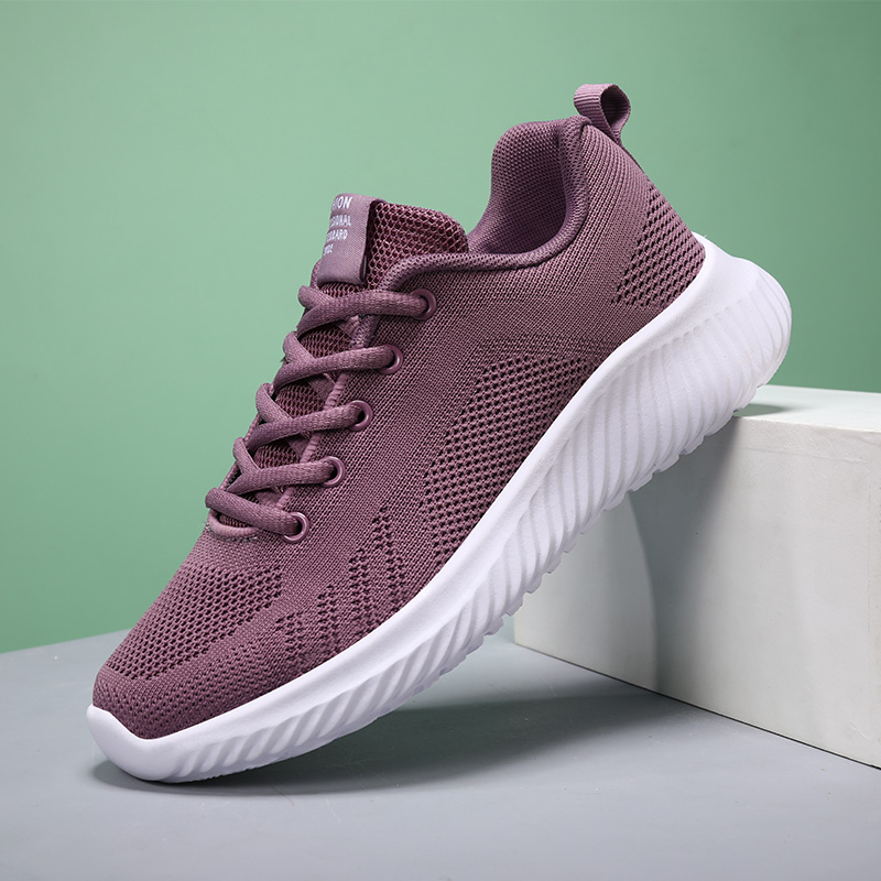 Drawato Casual Sneakers 2025 Summer Women's Fashion Jogging Sneaker Mesh Hiking Lightweight Tennis Vulcanized Shoes Zapatos Mujer